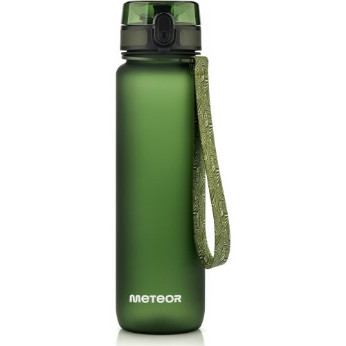 Sporta ūdens pudele Meteor 1000 ml tumši zaļa - Tumši zaļa