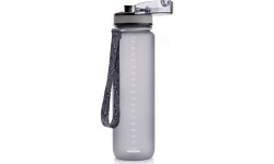Sports water bottle meteor 1000 ml dark green - Grey
