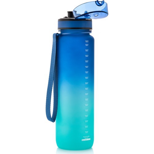 Sports water bottle meteor 1000 ml dark green - Blue || Turquoise