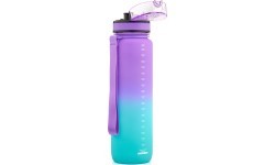 Sports water bottle meteor 1000 ml dark green - Teal || Violet