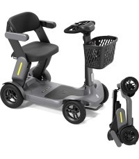 Electric Four-Wheel Mobility Scooter inSPORTline Clis • 10km/h • Range of up to 40 km - Grey