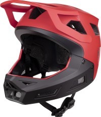 FORCE Drop helmet, size S–M (55–58 cm) (black/red)