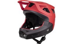 FORCE Drop helmet, size S–M (55–58 cm) (black/red)