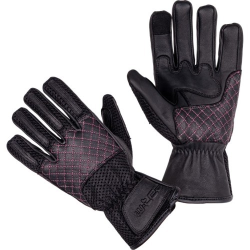 Женские мотоперчатки W-TEC Ladonna - Pink-Black