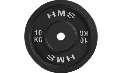 CAST IRON WEIGHT PLATE TCN HMS – GYM BARBELL PLATE FOR STRENGTH TRAINING - 10 kg