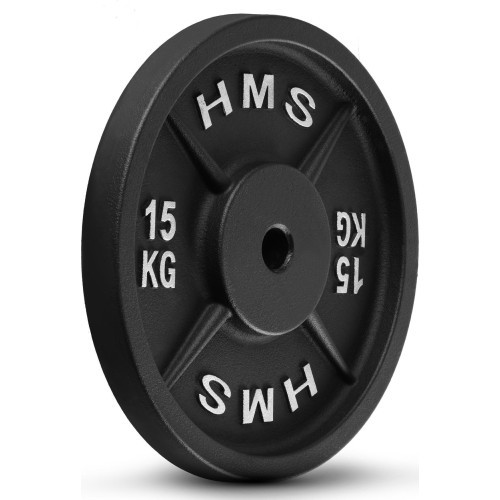 Чугунный диск для штанги TCN HMS, 1,25 кг - 15 кг