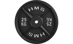 Čuguna svara disks TCN HMS, 1,25 kg - 25 kg