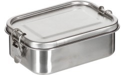 Lunchbox "Premium"  Stainl. Steel ca. 16 x 115 x 6 cm