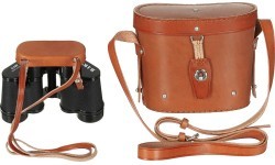Binocular 8 x 30 black with leather case