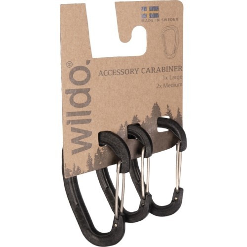 BLACK ACCESSORY CARABINER SET WILDO®