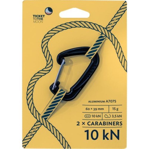 Šūpuļtīkla karabīnes 10kN, pāris