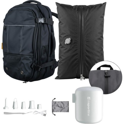 Travel Backpack inSPORTline Wingmate w/ Mini Pump & Vacuum Storage Bag