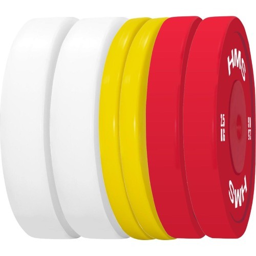 TPP olimpisko tehnisko svaru disku komplekts PE 2 x 1,5–5 kg (18 kg) HMS