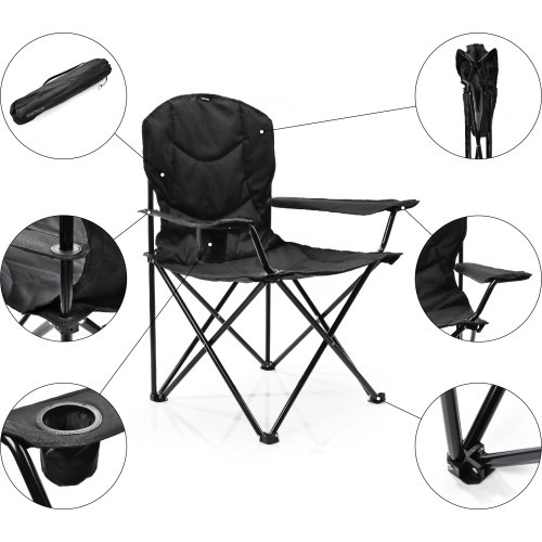 Meteor hiker folding chair - Black