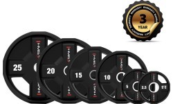 Олимпийский полиуретановый диск TPC CPU HMS - 15 кг