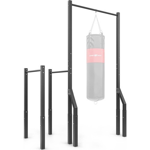 External pull-up bar with bag holder and long dip handrails MO-Z2 - Marbo Sport
