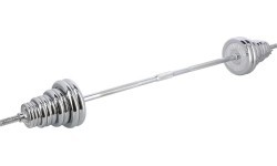 Chrome Dumbbell Set In Suitcase HMS STC50 2x25kg