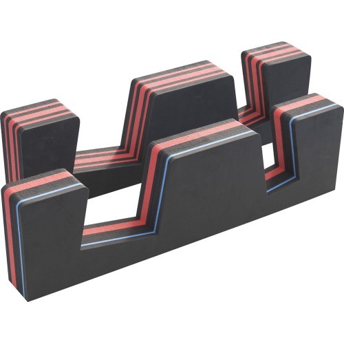 YATE Stojan na terčovnice 7+14cm, pěna 60x18cm (set 2 ks)
