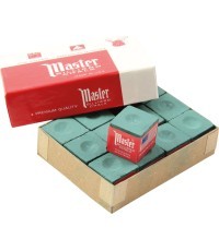 Бильярдный мел Master Forest Green, 12 шт.