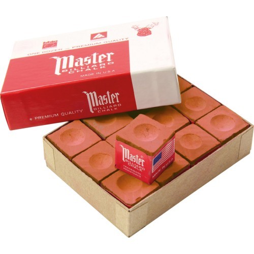 Бильярдный мел Master Rust, 12 шт.