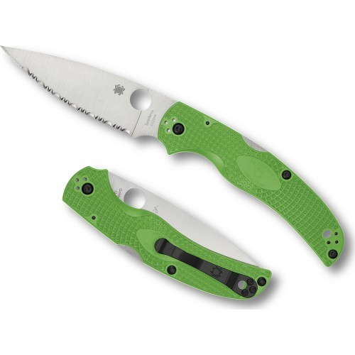 Нож Spyderco C244SGR Native Chief Salt, зелёный, LC200N