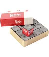 Biljarda krīts Master Charcoal, 12 gab.