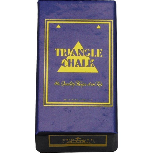 Бильярдный мел Triangle, синий, 2 шт.