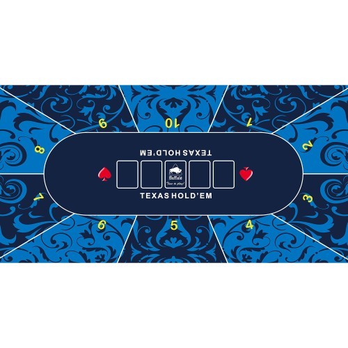 Buffalo Poker table top cloth blue 180x90cm 3mm