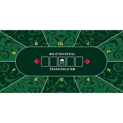 Buffalo Poker table top cloth green 180x90cm 3mm