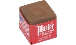 Бильярдный мел Master, коричневый, 12 шт.