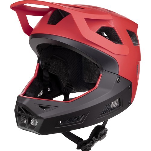 FORCE Drop helmet, size L-XL (58-61 cm), black/red