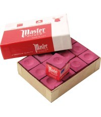 Billiard Chalk Master Burgundy Red