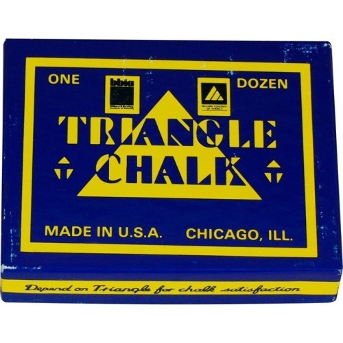 Бильярдный мел Blue Triangle, 12 шт.