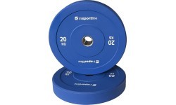 Gumijas svaru disks inSPORTline Bumper Plate Go 20 kg 50 mm