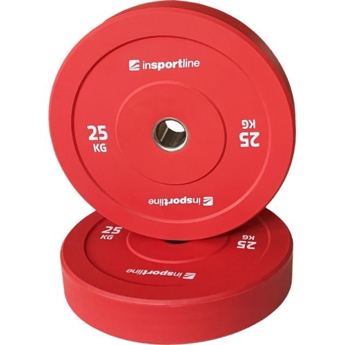 Gumijas svaru disks inSPORTline Bumper Plate Go 25 kg 50 mm