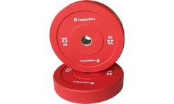 Gumijas svaru disks inSPORTline Bumper Plate Go 25 kg 50 mm