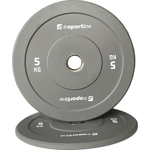 Gumijas svaru disks inSPORTline Bumper Plate Go 5 kg, 50 mm
