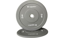 Резиновый диск для штанги inSPORTline Bumper Plate Go 5 кг, 50 мм