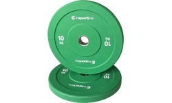 Резиновый весовой диск inSPORTline Bumper Plate Go 10 кг 50 мм
