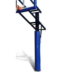 Basketball hoop pole padding