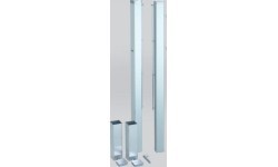 Outdoor tennis posts (aluminium)