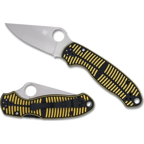 Spyderco C223GBKYLMCP Para 3 Salt Yellow, Magnacut