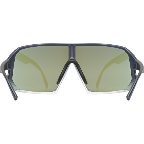 Uvex sportstyle 237 saulesbrilles, metāliski zilas-caurspīdīgas / spoguļpurpura