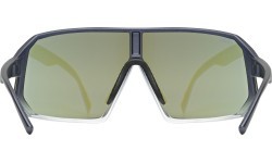 Uvex sportstyle 237 saulesbrilles, metāliski zilas-caurspīdīgas / spoguļpurpura