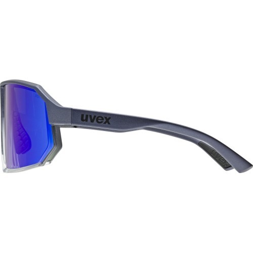 Uvex sportstyle 237 saulesbrilles, metāliski zilas-caurspīdīgas / spoguļpurpura