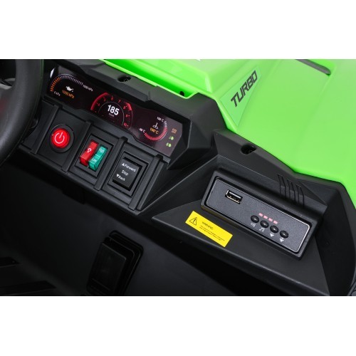 Elektromobilis Buggy TURBO 23, zaļš