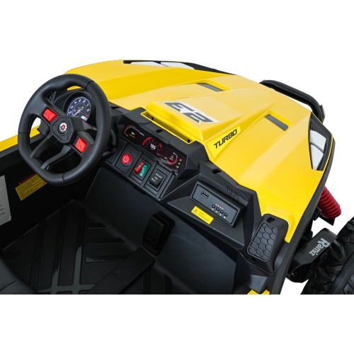 Elektromobīlis Buggy TURBO 23, dzeltens