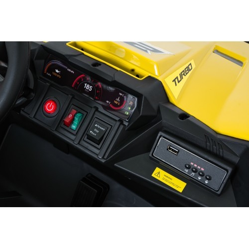 Электромобиль Buggy TURBO 23, жёлтый