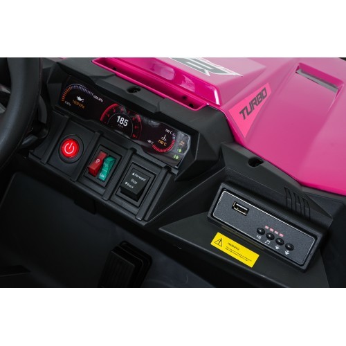 Электромобиль Buggy TURBO 23, розовый