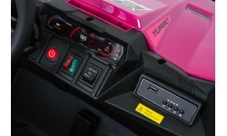 Elektromobilis Buggy TURBO 23, rozā